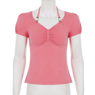 beaded lace top
