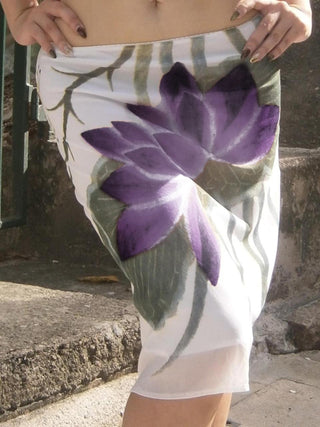 lotus mesh skirt