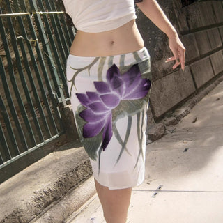 lotus mesh skirt