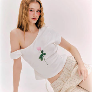 tulip print top