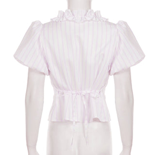 puff lace Top