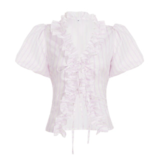 puff lace Top
