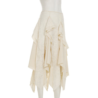 lace asymmetric skirt