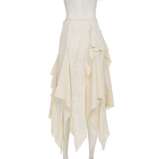 lace asymmetric skirt