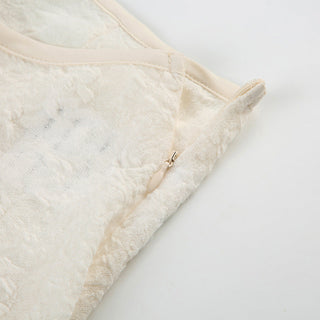 lace asymmetric skirt