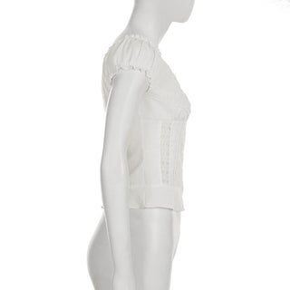 fitted pleated top