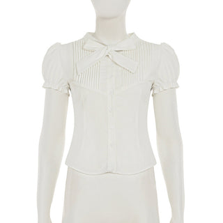 bow organza top
