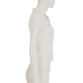 bow organza top