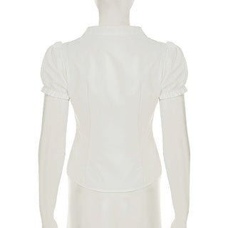 bow organza top