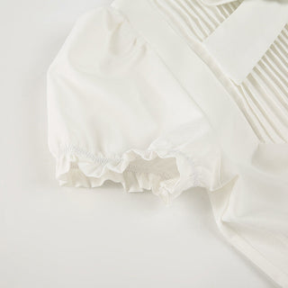 bow organza top