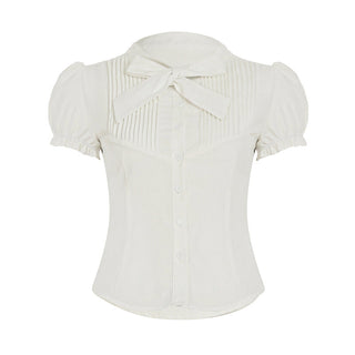 bow organza top