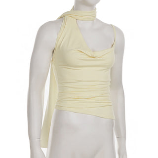 scarf collar top