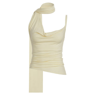 scarf collar top