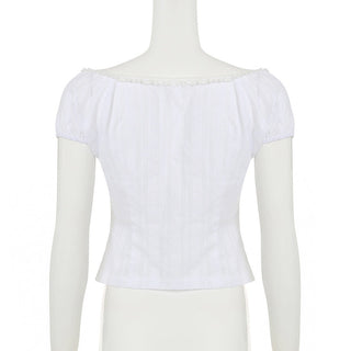 girlish puff Top