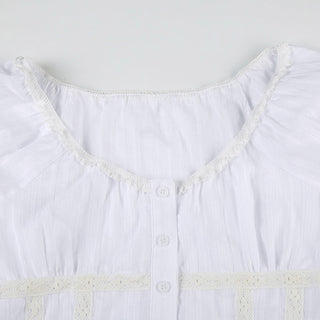 girlish puff Top