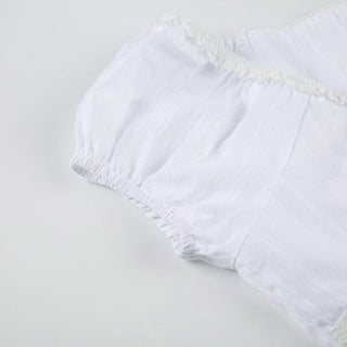 girlish puff Top