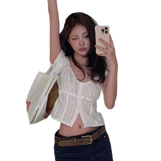 girlish puff Top