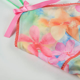 flower mesh camisole