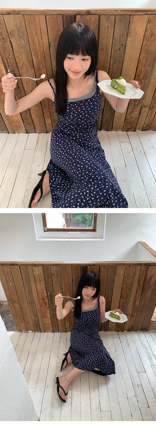 floral slip dress