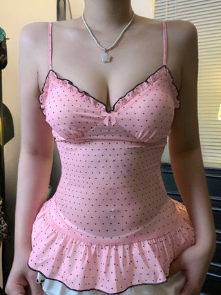 polka dot pajamas