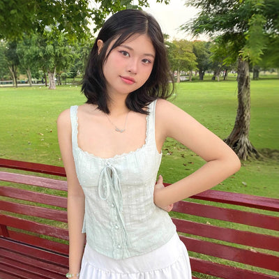 square lace camisole