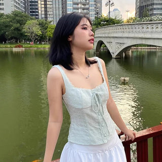 square lace camisole