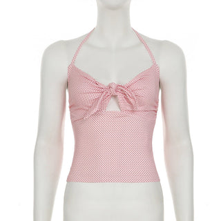 polka dot halter