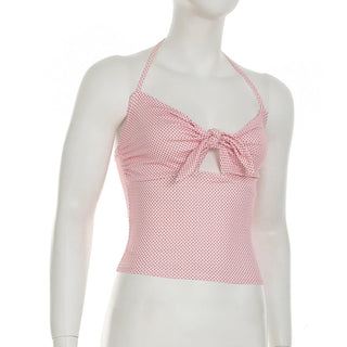 polka dot halter