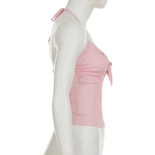 polka dot halter