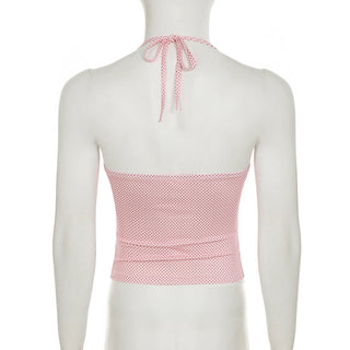 polka dot halter