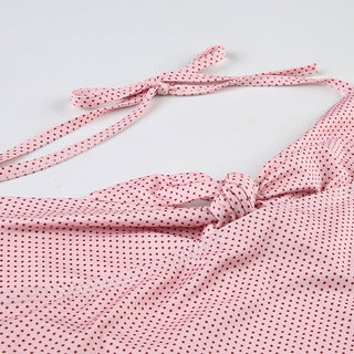 polka dot halter