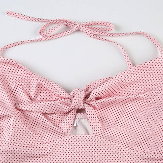 polka dot halter
