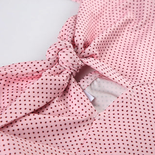 polka dot halter