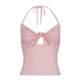 polka dot halter