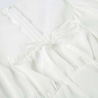 lace puff dress