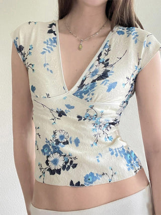 floral short Top