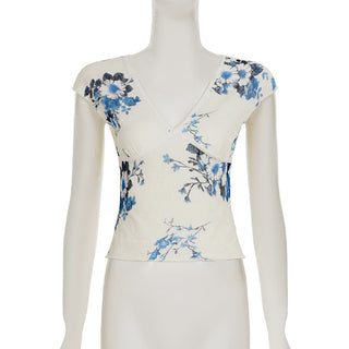 floral short Top