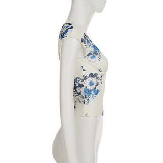 floral short Top