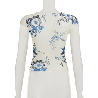 floral short Top