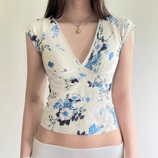 floral short Top