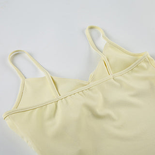ruffled yellow Top