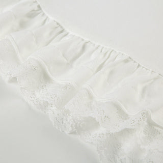 lace ruffle top