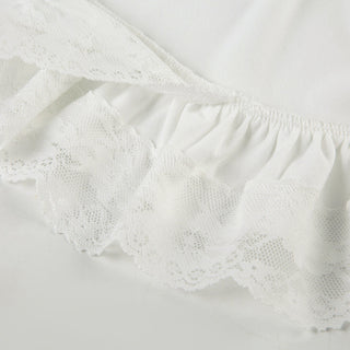 lace ruffle top