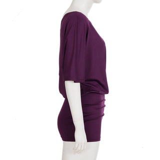 purple club dress