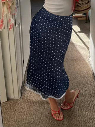 polka dot skirt