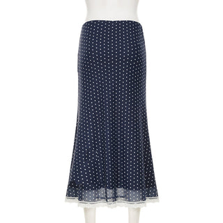 polka dot skirt