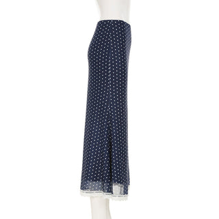 polka dot skirt