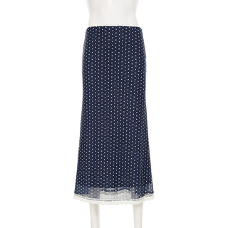 polka dot skirt