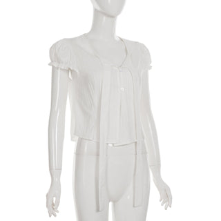 white puff Top