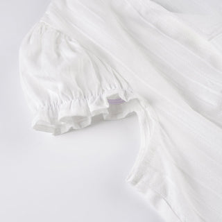 white puff Top